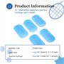 Kopinma 15Pcs EMS Pads Gel Hydrogel, Hip Muscle Hydrogel Autocollant Hip Muscle, Autocollants EMS pour Muscles de Hanche, Gel de