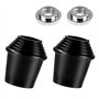 IMCCZONY Lot de 2 Pieds de Grosse Caisse
