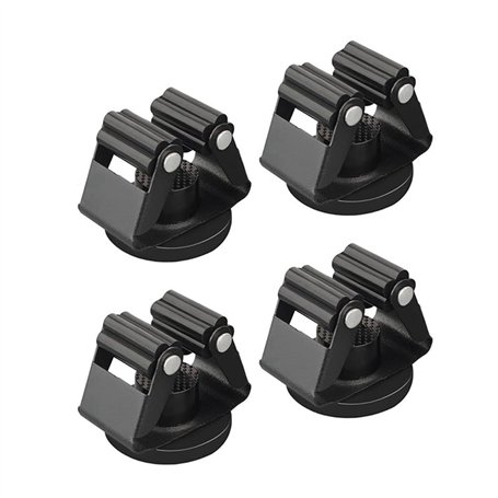 FVZWKHD Lot de 4 supports magnétiques pour balai à franges - Fixation murale - Convient pour garage