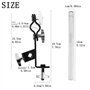 Nxyupv Support de Cloche de Vache, Support de Tambourin, Clip de Support Multifonction, Clip D'Extension pour Instrument de Perc