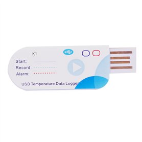 Nvanvmm 1 enregistreur de température USB jetable 14400 points USB rapport 60 jours IP65
