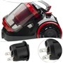 ECSiNG Lot de 4 interrupteurs ronds pour aspirateur compatibles avec Ariete AT5185761900 2759 2761 Handy Force