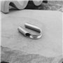 ECSiNG Lot de 4 dés à coudre de 6 mm en acier inoxydable pour câbles métalliques, accessoires 304, argent