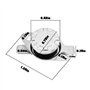 ECSiNG Lot de 2 interrupteurs de fin de course 37022 250 V 10 A 95° compatibles avec les fours Atwood RV 8500 Series 8531 8535 8