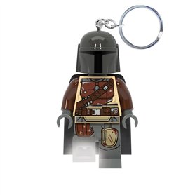 Porte-clés lumineux LEGO Star Wars The Mandalorian - 76 mm de hauteur (KE172) - 2 piles CR2025 incluses