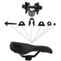OriGlam Boulon de selle de vélo noir 22,2 mm