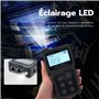 Mcbazel Testeur de Réseau RJ45 avec Testeur de Câble LCD, Testeur de tension Testeur pour test POE, Instrument de Mesure de Rése