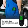 Tolesum Testeur numérique d'épaisseur de couche de peinture pour voiture avec corde portable, 0-2000 autour de l'épaisseur de pe