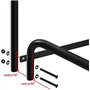 Amagabeli 244cmx122cmx35,56cm Range Bûche Extérieur Support à Bois de Chauffage Porte-bûches Abris Bois Métallique Solide Suppor
