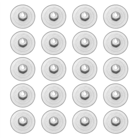 eMagTech Lot de 20pcs Écrous d'isolation de Bouclier Thermique 07146949380 Compatible avec Mini 1 2 3 4 5 6 7 Series X1 X2 X3 X5