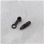 eMagTech 2 Ensembles Vis de Purge d'étrier de Frein M8x1.25mm avec Bouchons Anti-poussière pour Motos Véhicules Électriques Vis 
