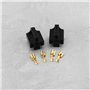 eMagTech 4 Ensembles Supports de Prise Relais de Voiture avec Bornes de 6,3mm pour Relais 4 Broches 5 Broches 10A 12V / 24V Pièc