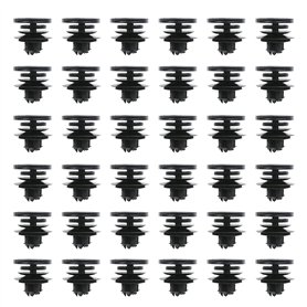 ECSiNG Lot de 50 clips de fixation en plastique pour panneau de porte intérieur de voiture 3B0868243 compatibles avec VW Golf/MK