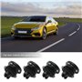 ECSiNG Lot de 50 clips de fixation en plastique pour panneau de porte intérieur de voiture 3B0868243 compatibles avec VW Golf/MK