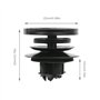 ECSiNG Lot de 50 clips de fixation en plastique pour panneau de porte intérieur de voiture 3B0868243 compatibles avec VW Golf/MK
