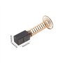 ECSiNG 2 paires Balais de Charbon 5x5x8mm avec Connecteur Ressort Pièce de Rechange de Moteur Compatible avec Bosch 300/395/595/