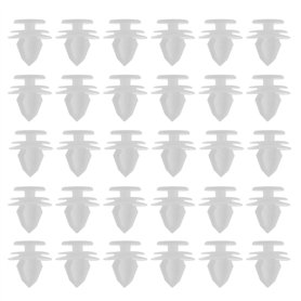 ECSiNG 30x Clips de Doublure de Hayon et Attaches de Doublure de Couvercle de Coffre Clips de Panneau de Garniture Intérieure de