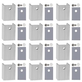 ECSiNG Lot de 20 Kits d'isolateur/Montage de Radiateur Dissipateur Thermique TO-220 Alimentation de Transistor MOSFET TO-220 LM7