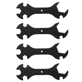 ECSiNG Lot de 4 clés plates multifonctions 5 en 1 en métal pour imprimante 3D V6 MK8 MK10