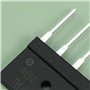 ECSiNG GBJ2510 Lot de 10 ponts redresseurs à diode plate 25 A 1000 V pour commuter l'alimentation électrique LED circuits électr