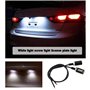 4pcs Moto Plaque d'Immatriculation Lumière 12V 3LED Universel Voiture Moto Plaque d'immatriculation Lampe Vis Boulon Lumière Mot