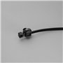 ECSiNG 20pcs Attaches de Câble en Nylon Attaches à Glissière Enveloppes 200mmx5mm Montage par Poussée Autobloquant Sangle de Câb