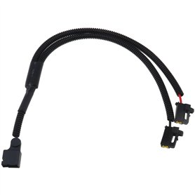ECSiNG Adaptateur de Klaxon de Type Y Faisceau de Câbles pour Klaxon de Voiture Convertisseur Un à Deux Compatible avec Toyota C