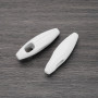 ECSiNG 4pcs Poids de Chaîne de Store Enrouleur Poids de Corde de Store Enrouleur Accessoires de Stores Blancs Poignée de Chaîne 