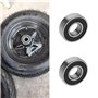 ECSiNG 2pcs Roulements à Billes de Roue pour Scooter Électrique Compatibles avec Ninebot MXA G30 G30D Roulement de Roue d'entraî