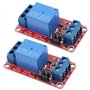 ECSiNG Module de Relais 1 Canal 12V 2 Pièces avec Carte d'extension D'isolation Optocoupleur Support de Déclenchement de Bas Niv