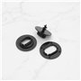 ECSiNG Lot de 4 Supports de Tapis de Sol de Voiture Boutons de Rotation des Trous Clips de Fixation pour Tapis de Sol 3D0864851B