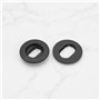 ECSiNG Lot de 4 Supports de Tapis de Sol de Voiture Boutons de Rotation des Trous Clips de Fixation pour Tapis de Sol 3D0864851B