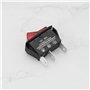 ECSiNG Lot de 2 interrupteurs à bascule LED à 3 broches 2 positions pour réfrigérateur Electrolux Dometic Caravan Rouge 12 V 20 