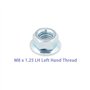 ECSiNG Lot de 4 écrous de Lame à Bride pour Débroussailleuse M8 X 1,25 LH écrou de Fixation à Filetage Gauche Adapté pour Débrou