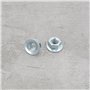 ECSiNG Lot de 4 écrous de Lame à Bride pour Débroussailleuse M8 X 1,25 LH écrou de Fixation à Filetage Gauche Adapté pour Débrou