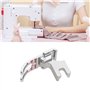 LT Easiyl 2PCS 1/4 Pouces en Métal Patchwork Quilting Pied Machine à Coudre Pied-de-biche Compatible avec Kenmore Compatible ave