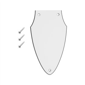 LT Easiyl 1 pickguard blanc à 3 couches compatible avec Gibson Flying V Neck Adjusting Rod Cover Guitar Accessories White Black