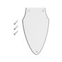 LT Easiyl 1 pickguard blanc à 3 couches compatible avec Gibson Flying V Neck Adjusting Rod Cover Guitar Accessories White Black