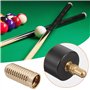 LT Easiyl 2X Vis D'extension de Queue de Billard en Cuivre Adaptées à La Plupart des Queues de Billard