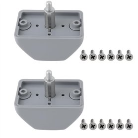 LT Easiyl Lot de 2 Loquets de Porte en Plastique avec Vis pour Armoire Meuble Camping-Car