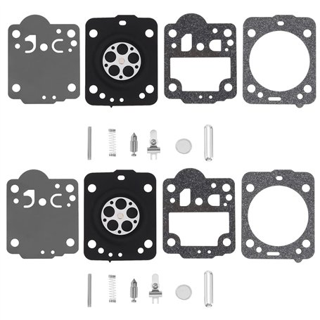 SG Store 2 Ensembles de Carburateur Carb Rebuild Kit de Réparation Joint Diaphragme Compatible avec Husqvarna 240 236 235 435 Co