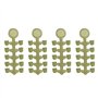 SG Store 40pcs Perles de Pêche à la Carpe Appâts de Pêche en Silicone Perles d'arrêt Crochet de Pêche Bouchon Terminal Accessoir