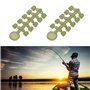 SG Store 40pcs Perles de Pêche à la Carpe Appâts de Pêche en Silicone Perles d'arrêt Crochet de Pêche Bouchon Terminal Accessoir