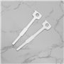 SG Store 4pcs Outils de Suppression Stéréo Compatible avec Kenwood 2001 à Partir de Métal Outil de Suppression d'autoradio Clé A