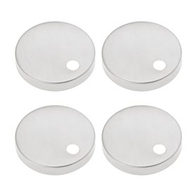 SG Store 4 Pièces Couvercle Charnière Siège Toilette 55mm Diamètre Fixations Charnière Siège Toilette Couvre en Acier Inoxydable