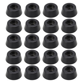 SG Store 20 Pièces Pieds en Caoutchouc pour Enceintes 17x8x16mm Ouverture 4