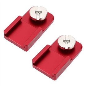 SG Store Lot de 2 Adaptateurs de Montage pour Griffe Froide Support de Griffe Froide Vis 1/4-20 pour Cage de Caméra Moniteur Lum