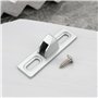 SG Store 2x Verrous de Porte Coulissante en Verre 60 X 17 Mm avec Vis pour Portes-fenêtres Coulissantes