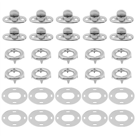 SG Store Lot de 10 verrous rotatifs en métal pour bateaux
