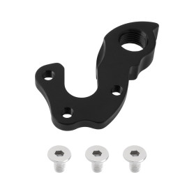 Briny River Patte de Dérailleur Arrière de Vélo en Aluminium CNC avec Vis Compatible avec Planet X XLS Noire